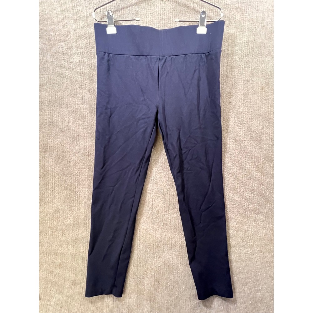LOFT Lou & Grey Navy Blue Stretch Leggings Pants Size L